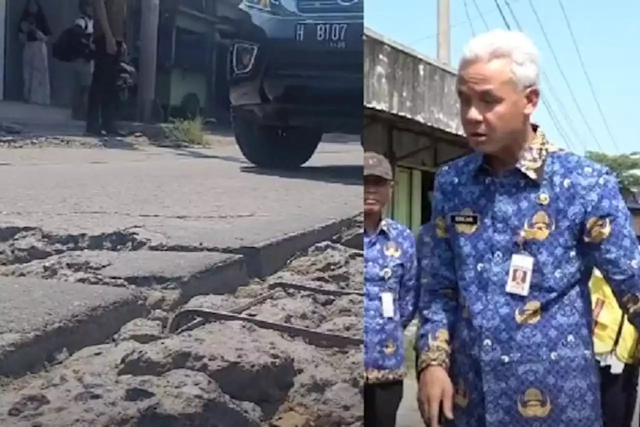 Ganjar Pranowo Minta Persoalan Jalan Rusak Segera Dituntaskan Bersama: Yuk, Kita Sat Set