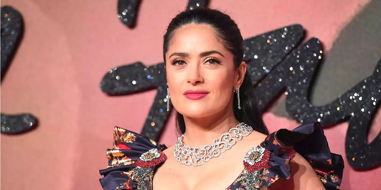 Salma Hayek Celebrates 24 Million Instagram Followers by Dancing in Her Bathrobe—and Nothing Else