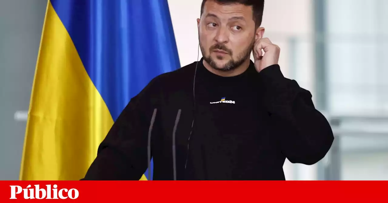 Diplomata Zelensky a caminho do G7, com escala na Liga Árabe