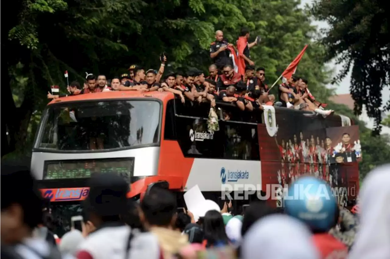 Pawai Kemenangan, Erick Thohir: Ayo Bangkitkan Sepak Bola Indonesia |Republika Online