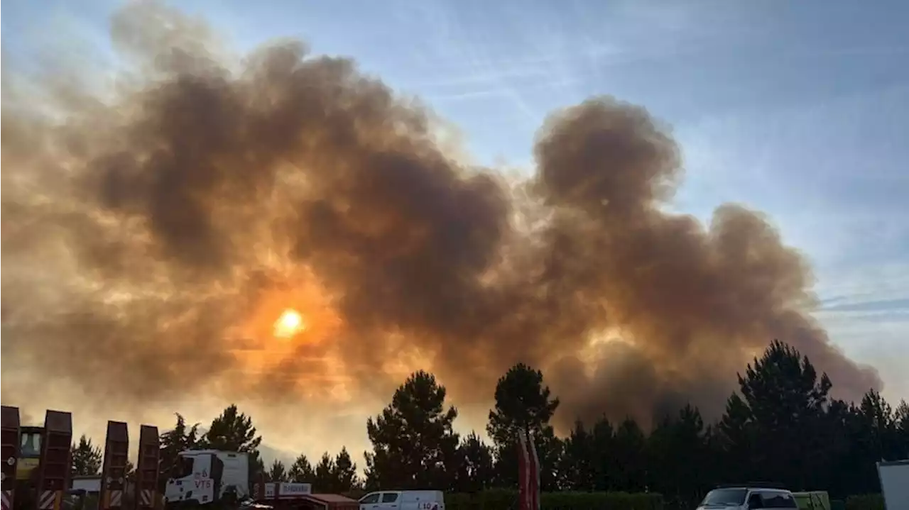 Incendio Hurdes: el viento dificulta las labores de extinción