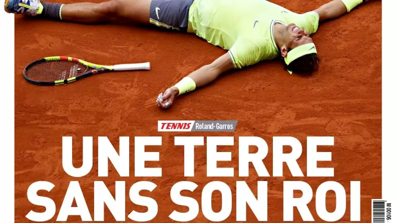 Francia se rinde ante Rafa Nadal: histórica portada de 'L'Équipe' para el 'rey'