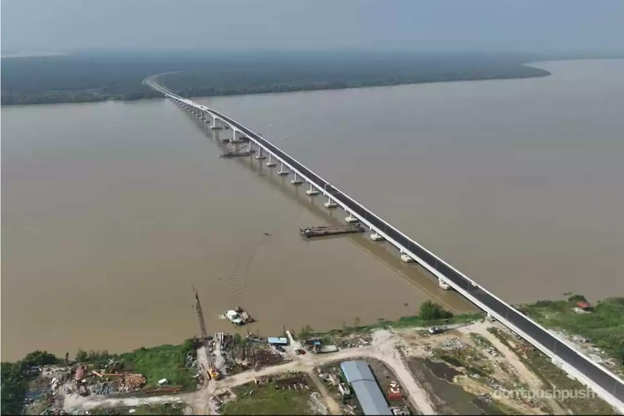 Bagan Datuk Bridge fully constructed, opening in early June