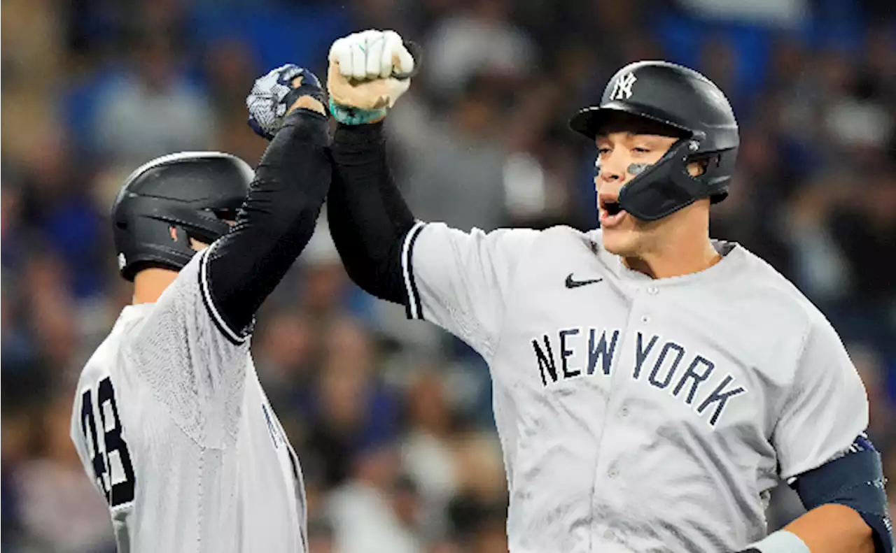 Aaron Judge hits fourth homer of the series to lead New York Yankees over Toronto Blue Jays | TSN