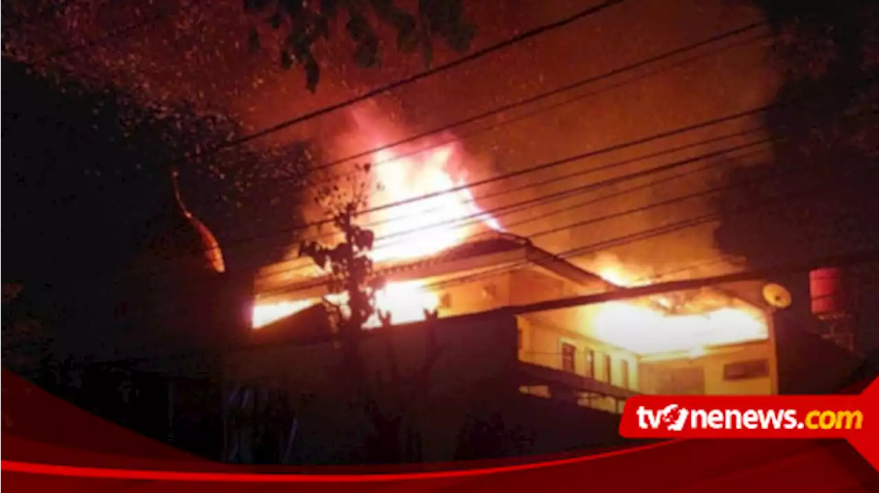 Gedung Sekolah Tahfiz Qur'an di Jalan Hertasning, Makassar, Terbakar