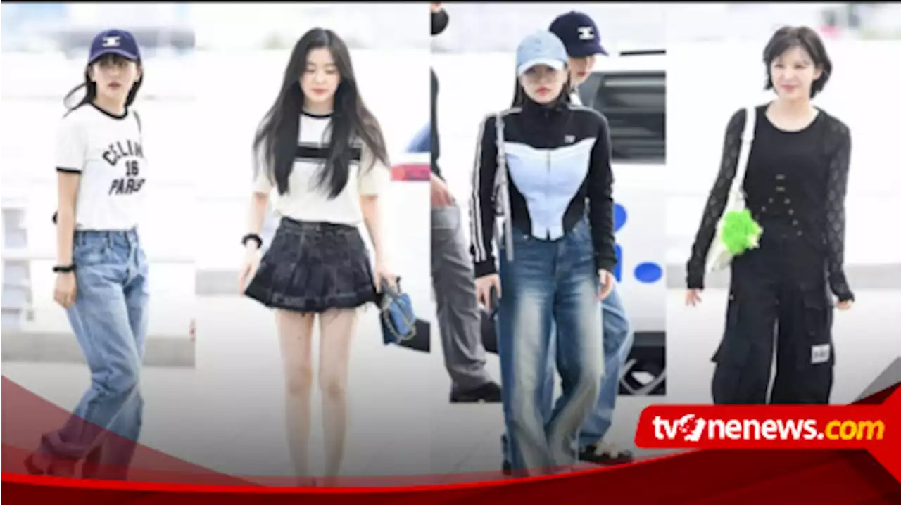 Sapa ReVeluv Besok, Red Velvet Terlihat di Bandara Incheon untuk OTW Indonesia