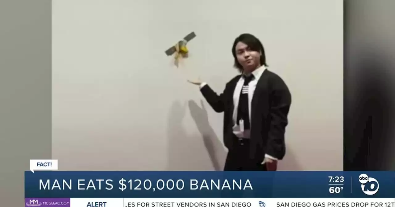 Fact or Fiction: Student eats $120K piece of art?