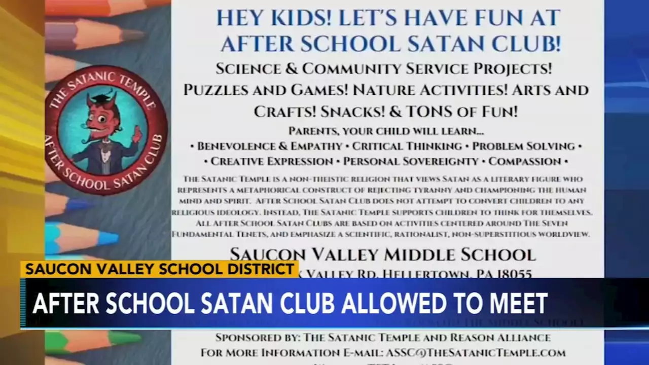 Judge orders Saucon Valley School District to allow 'After School Satan Club' to meet