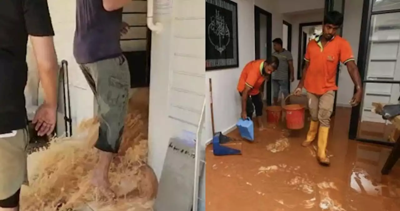 PUB underground pipe bursts, flooding newly renovated Yishun flat with muddy water