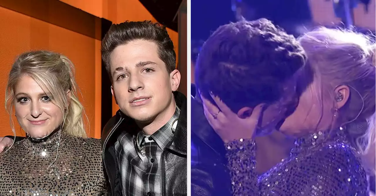 Meghan Trainor Says She Made Out With Charlie Puth While Recording 'Marvin Gaye'