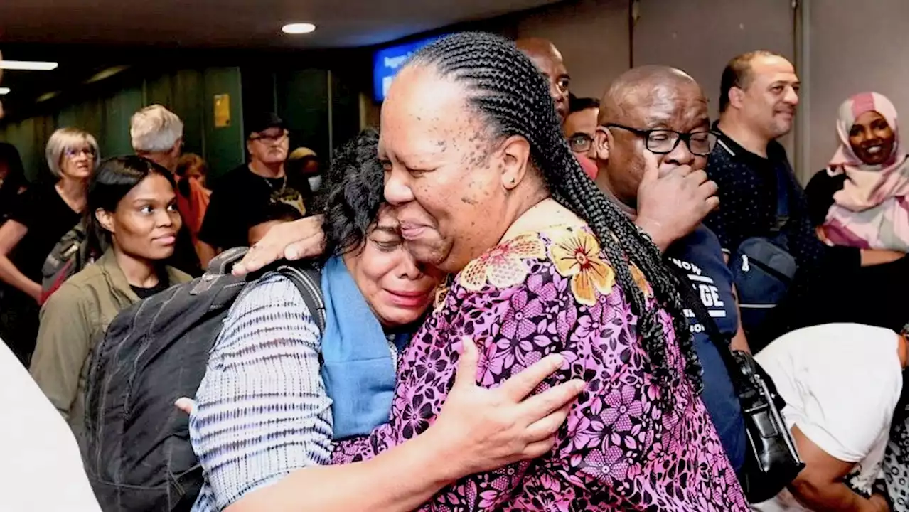 South Africans arrive home after an arduous evacuation from Sudan