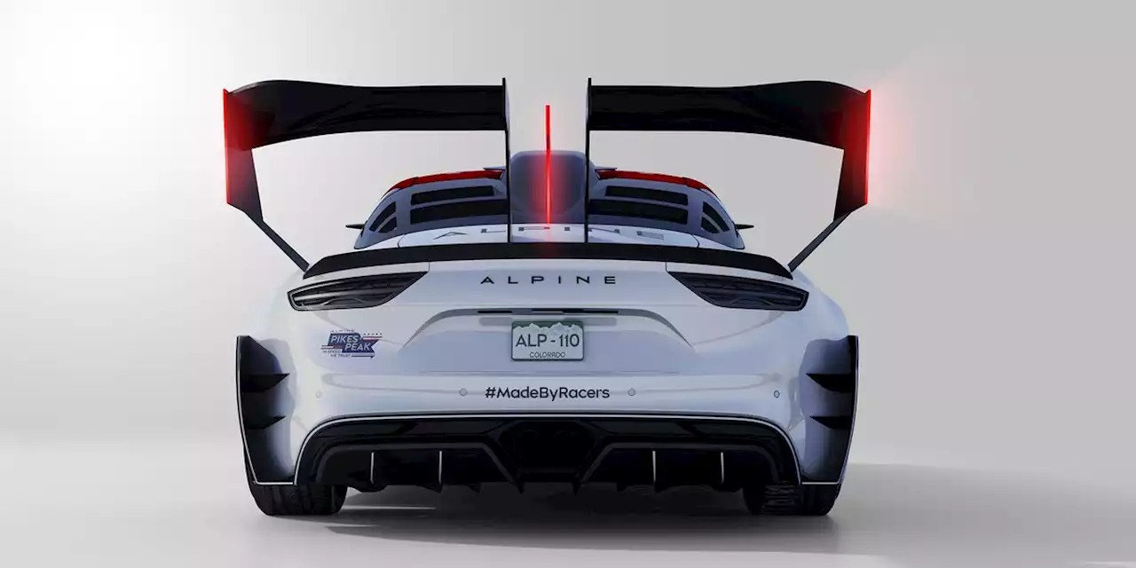 Alpine A110 Pikes Peak wings it to the Colorado hillclimb