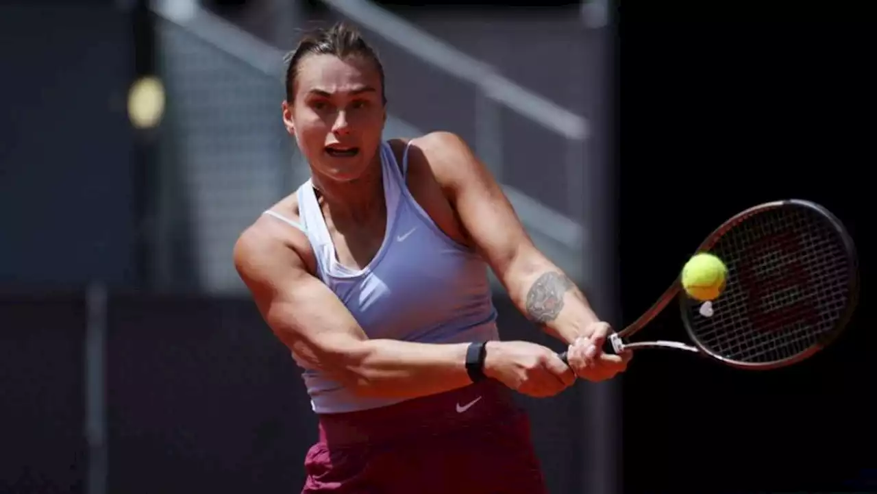 Sabalenka moves into Madrid semis, Medvedev and Zverev ousted