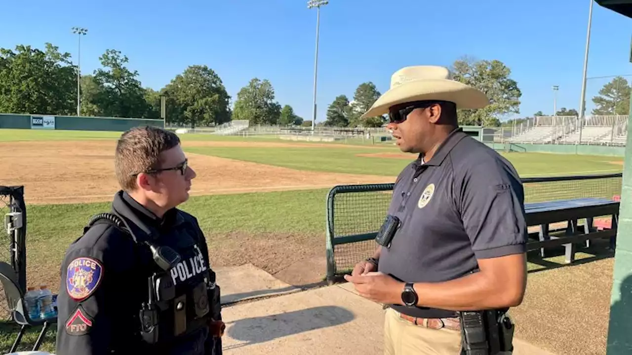 Texas college baseball player struck by stray bullet during game | CNN