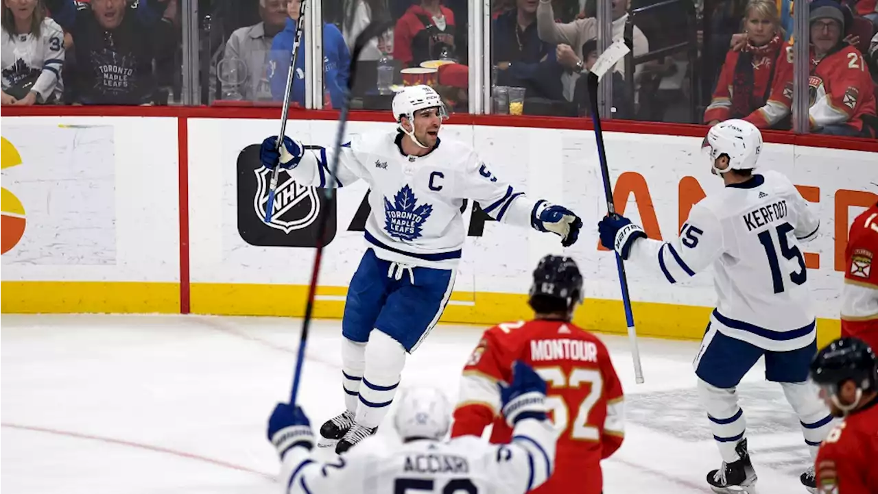 Maple Leafs versus Panthers 0-1 in Game 1