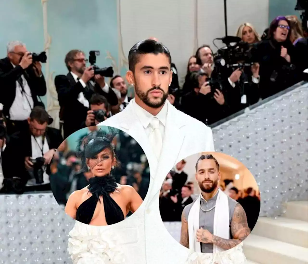 Maluma, Bad Bunny, Jennifer López y los exóticos ‘outfits’ en la MET Gala