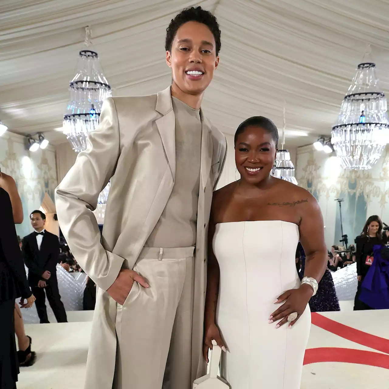 Brittney Griner and Wife Cherelle Are the True MVPs With Jaw-Dropping Met Gala 2023 Debut - E! Online