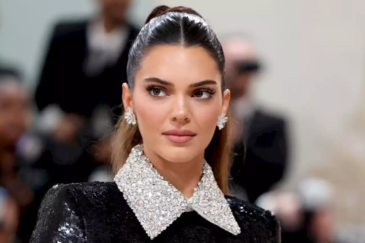 Kendall Jenner Goes Pants-Free In Sequin Leotard At The Met Gala