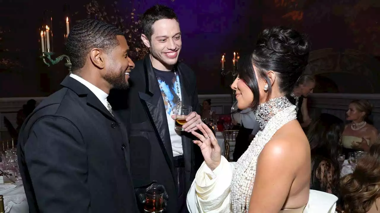 Kim Kardashian Spotted Chatting With Ex Pete Davidson at 2023 Met Gala