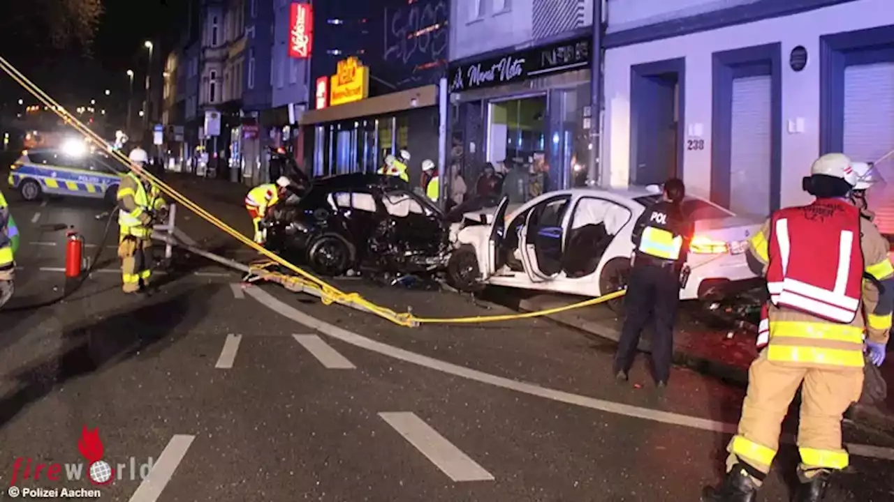 D: Vier Verletzte bei Unfall während Autorennen in Aachen