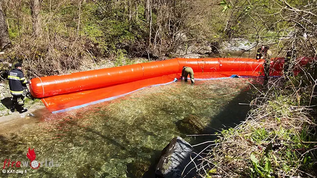 Ktn: KAT-Zug 5 übte für Hochwassereinsätze im Raum Eisenkappel und Gallizien