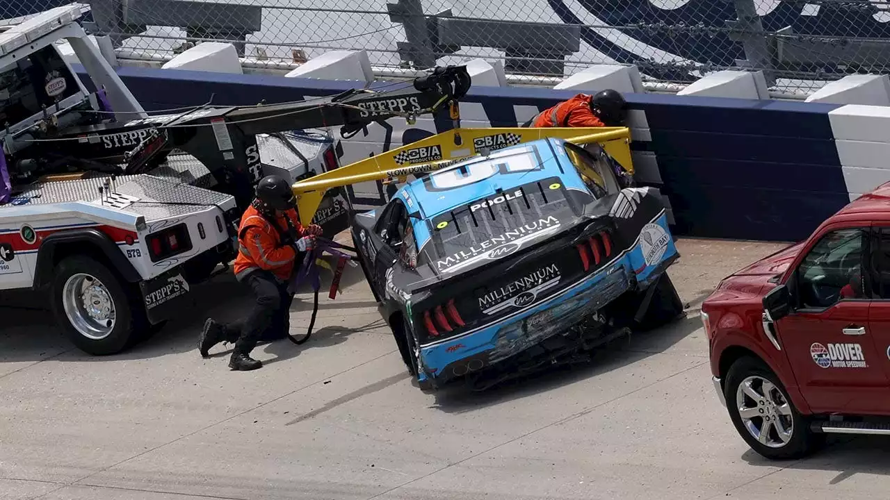 NASCAR's Ross Chastain 'probably needs to get his butt whooped,' Brennan Poole says after crash