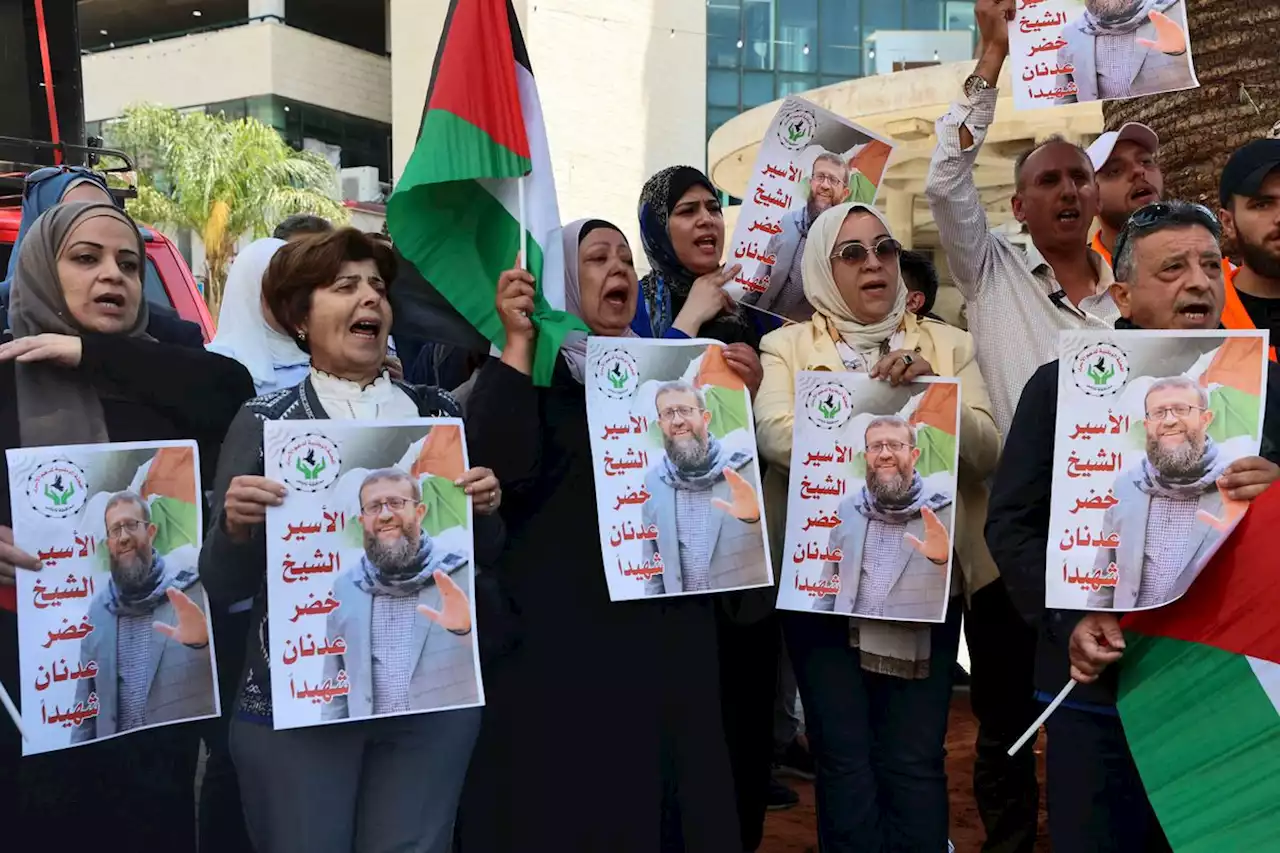 Prominent Palestinian hunger striker dies in Israeli custody; militants fire rockets toward Israel