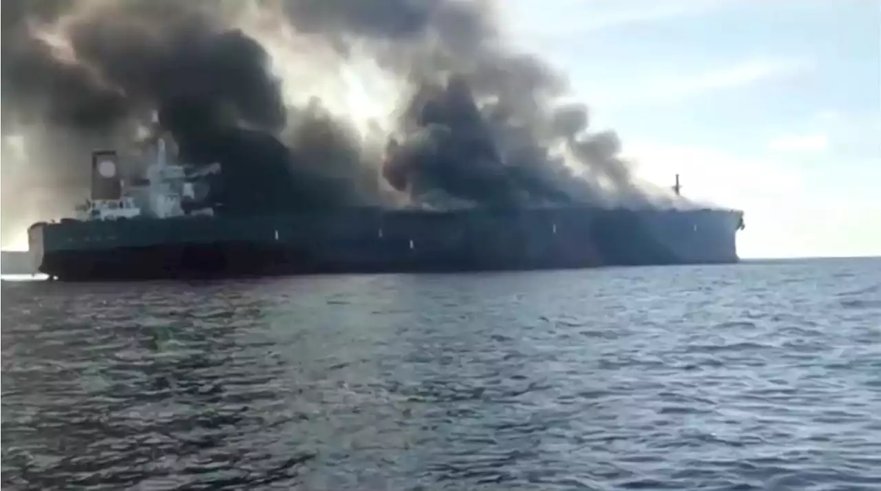 3 crew missing after blaze on aging tanker off Malaysia