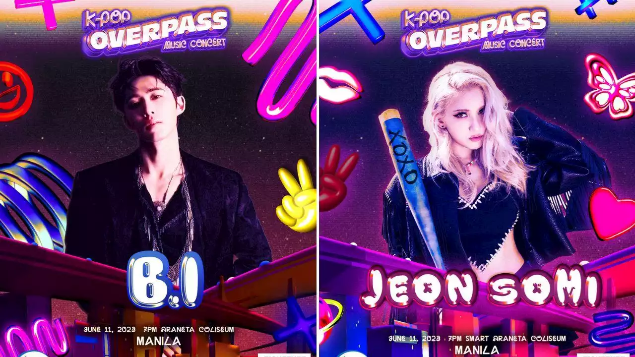 B.I, Jeon Somi headed to Manila in June for Overpass: K-Pop Music Concert