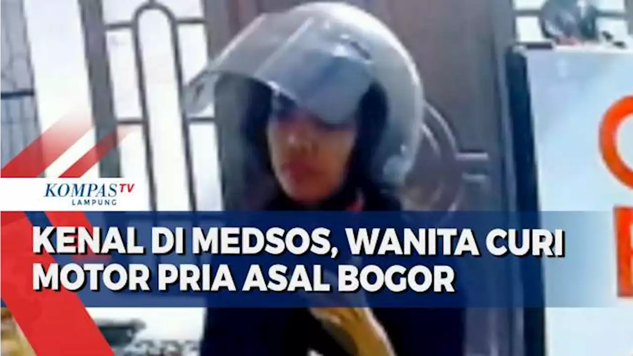 Kenal Di Media Sosial, Wanita Bawa Lari Motor Pria Asal Bogor