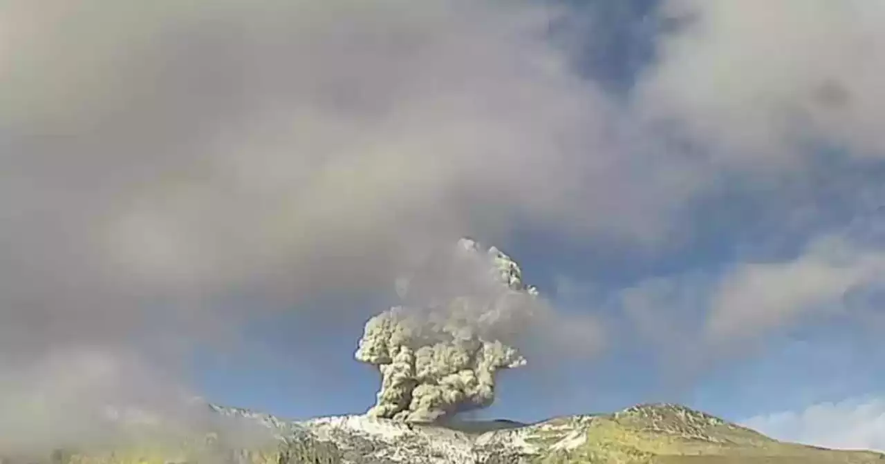 Volcán Nevado del Ruiz: aumentan sismos por fluidos y caída de ceniza