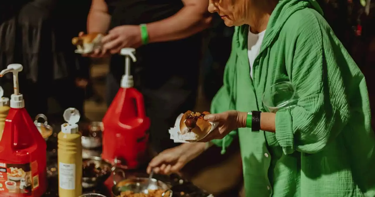 Leeds' Sausage and Cider Festival with booze and eating competitions