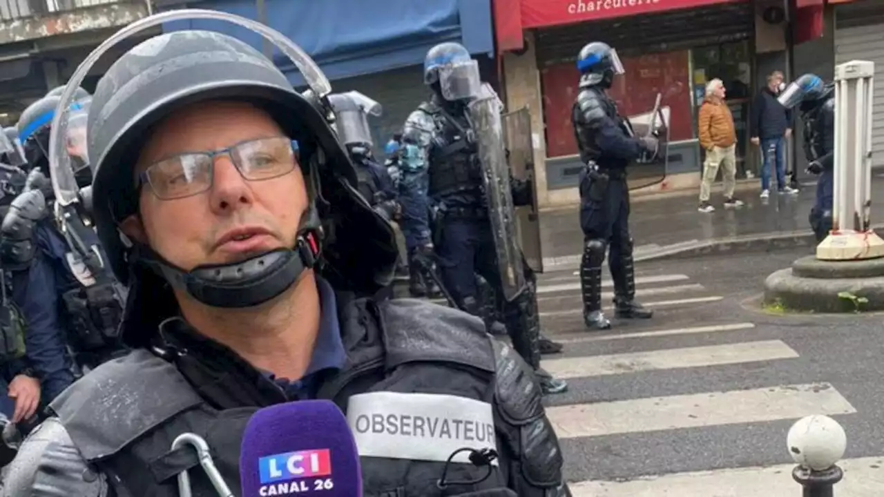 « Je vous le dis, j’ai eu peur » : un sénateur raconte son 1er Mai comme observateur auprès des policiers