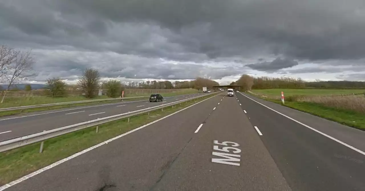 M55 traffic at a 20-minute standstill near Blackpool after crash