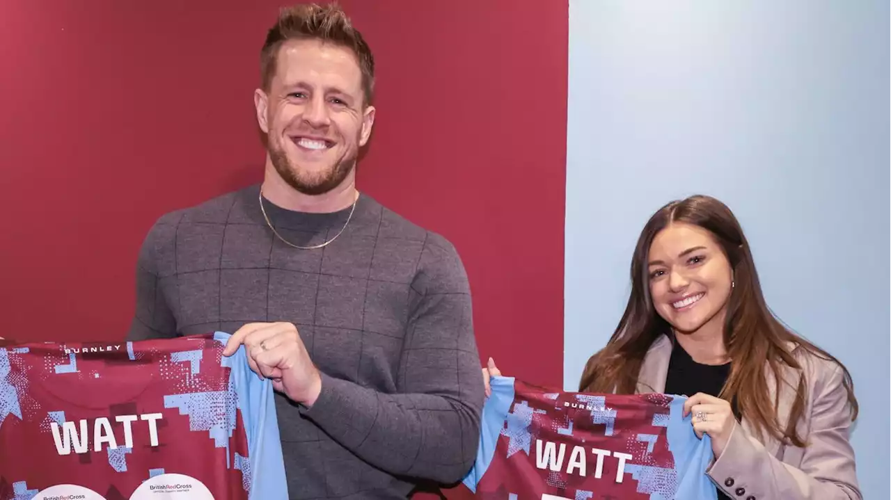 NFL legend J.J. Watt and soccer star Kealia Watt invest in Premier League club Burnley