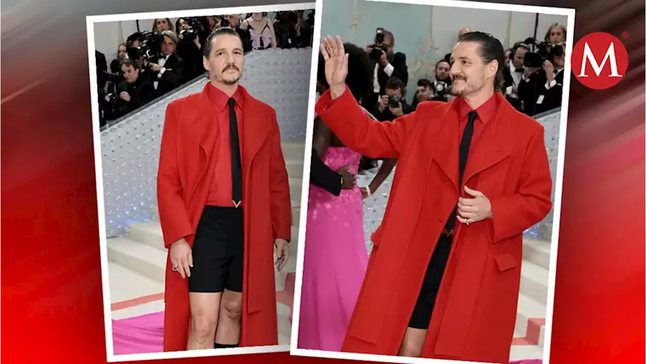 Pedro Pascal luce shorts en MET Gala 2023