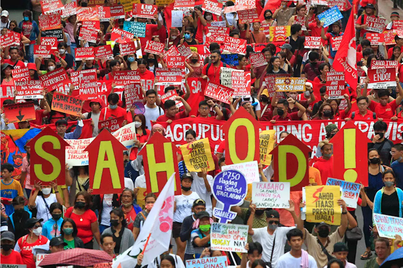 Workers demand P100 wage hike, end to contractualization, more aid