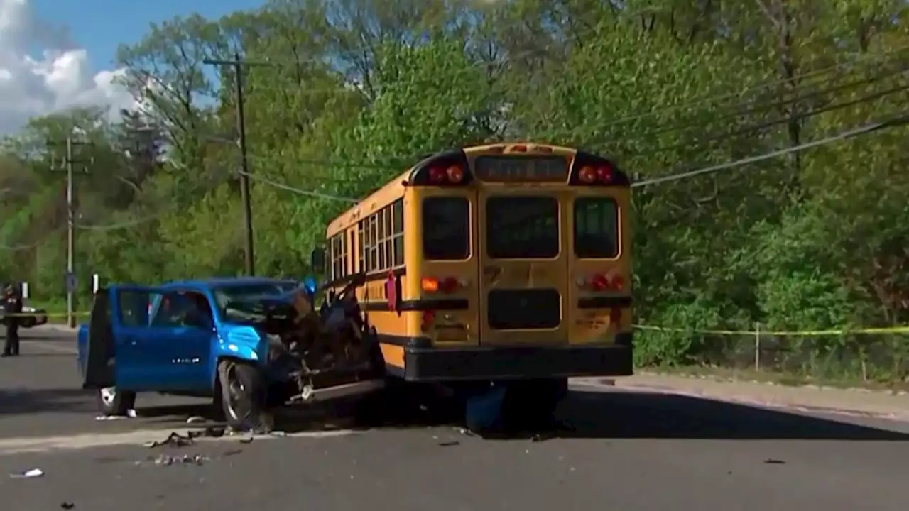 20 Students Injured in Long Island School Bus Crash With Pickup Truck