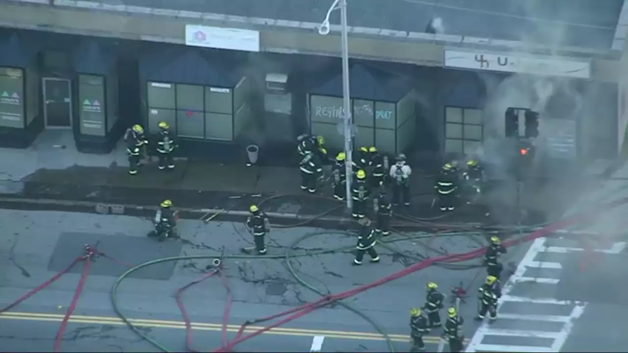 Worcester Strip Mall a Total Loss After Fire Tears Through