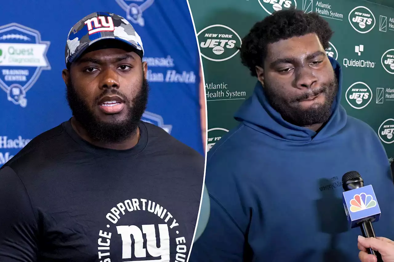 Jets’ Mekhi Becton option not as easy a call as Giants’ Andrew Thomas