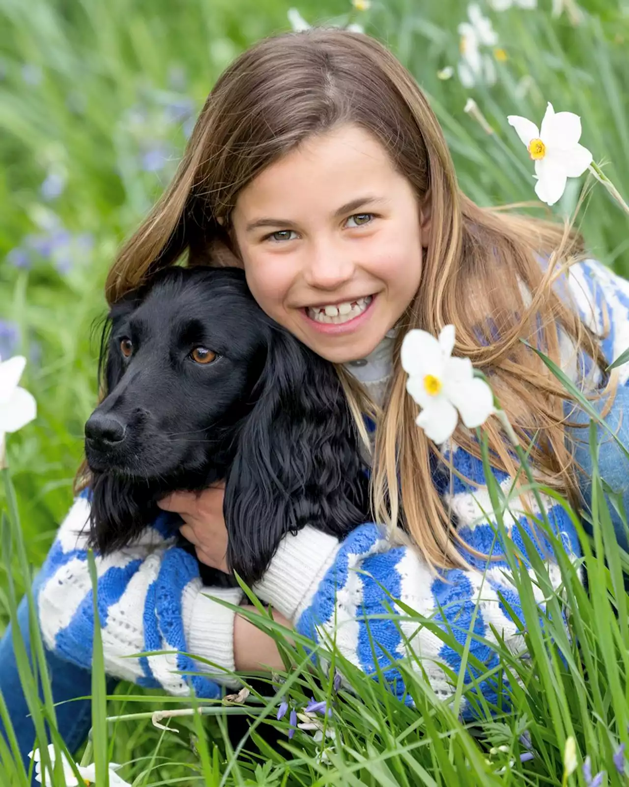 Kate and William share another snap of Charlotte on her birthday with pet dog