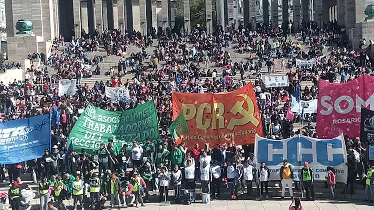 En la calle contra el ajuste | Movilización de sindicatos y organizaciones sociales