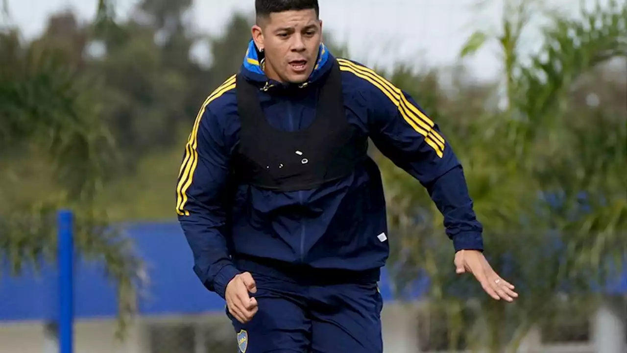 Marcos Rojo volvió a entrenarse con Boca | No juega desde octubre por una rotura de ligamentos