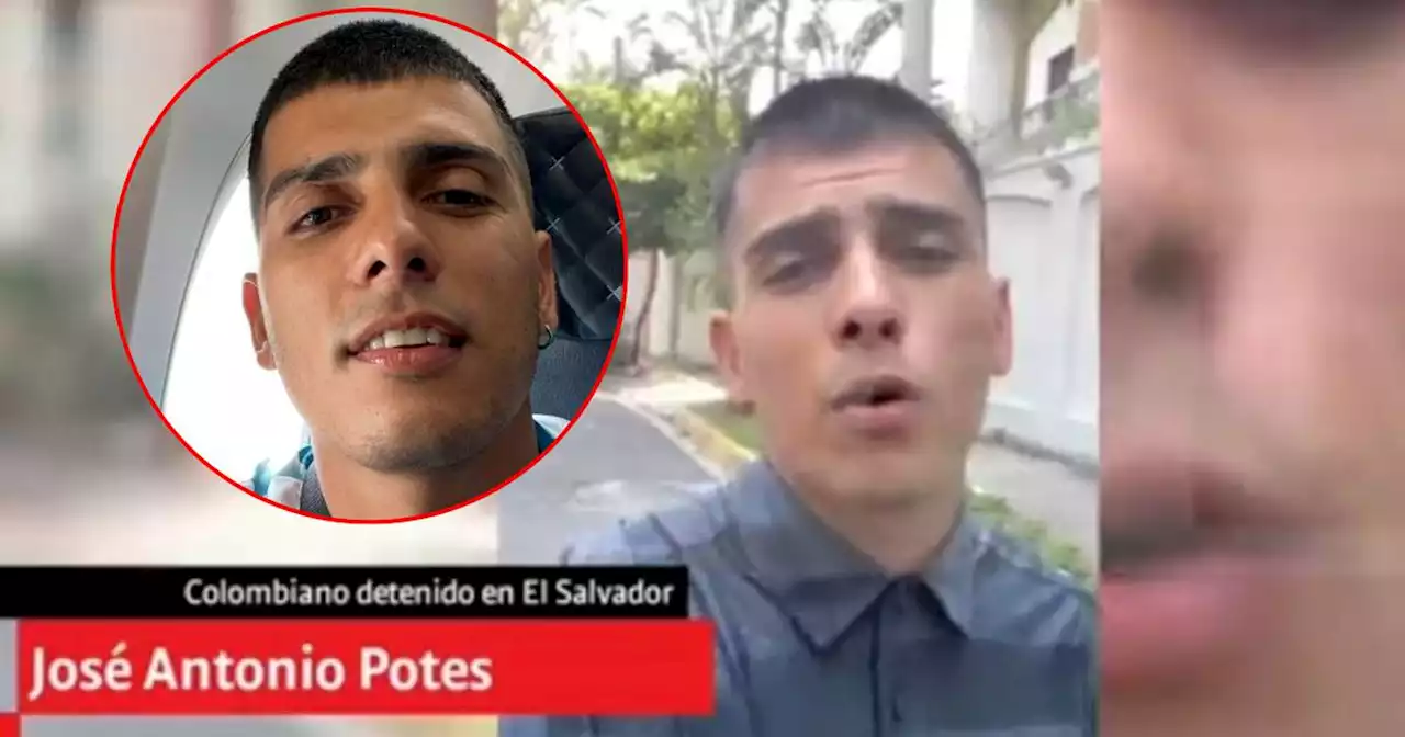 A colombiano detenido en El Salvador lo obligaron a grabar el video desmintiendo su captura