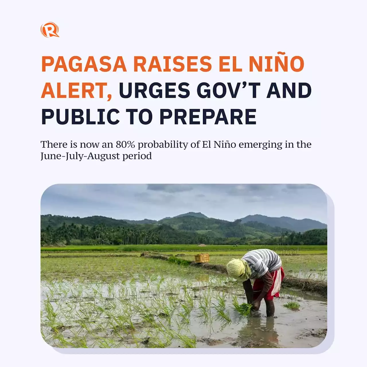 PAGASA raises El Niño Alert, urges gov't and public to prepare