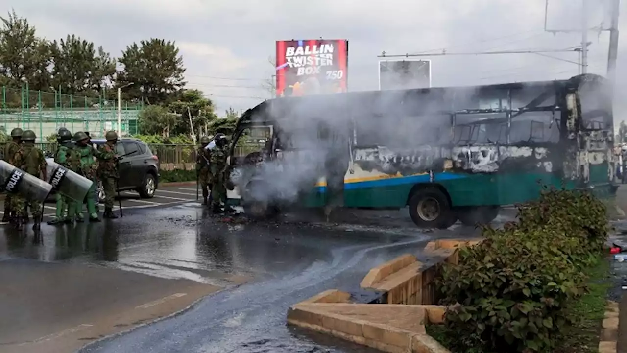 Kenyan anti-government protests resume with police firing tear gas - SABC News