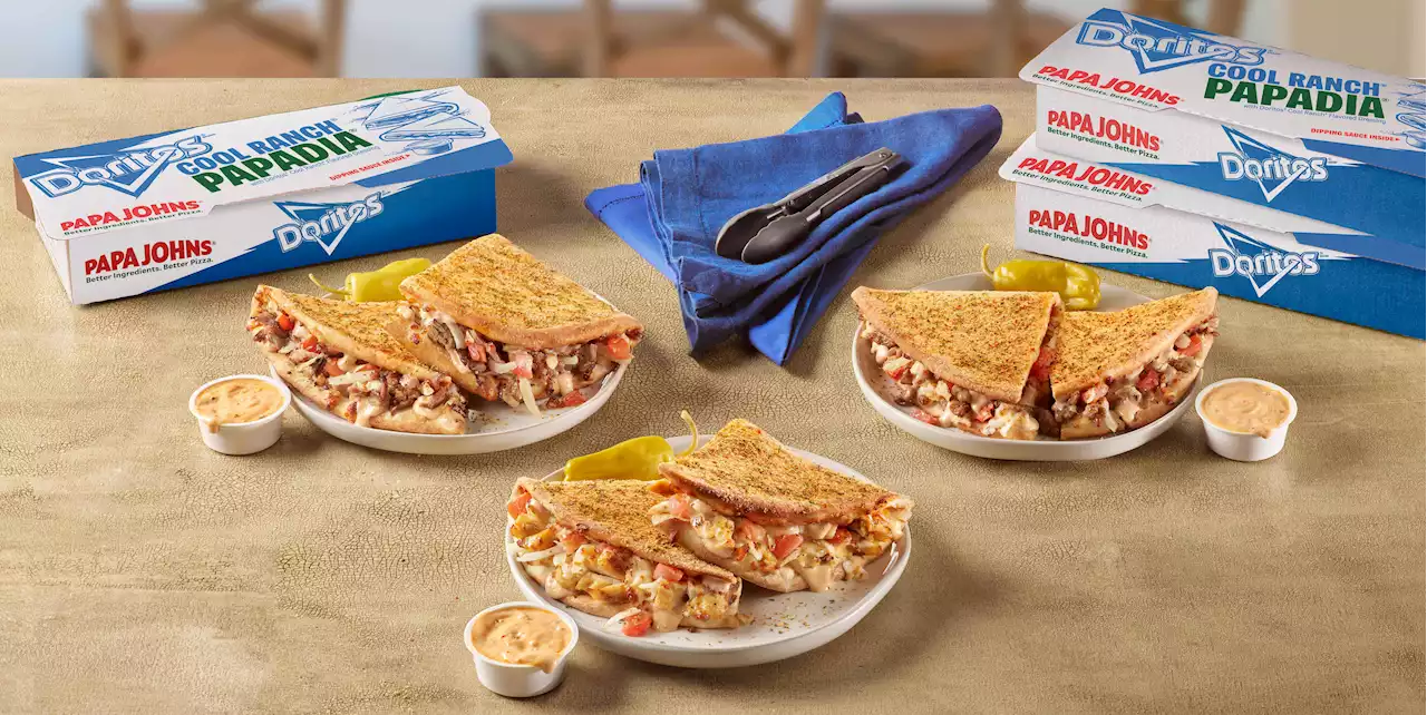 Papa John's Just Launched the Cool Ranch Doritos Papadia and It's 🔥🔥