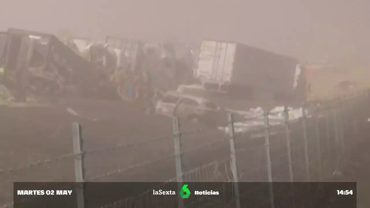 Tragedia por una tormenta de arena en Estados Unidos que deja seis muertos y 30 heridos