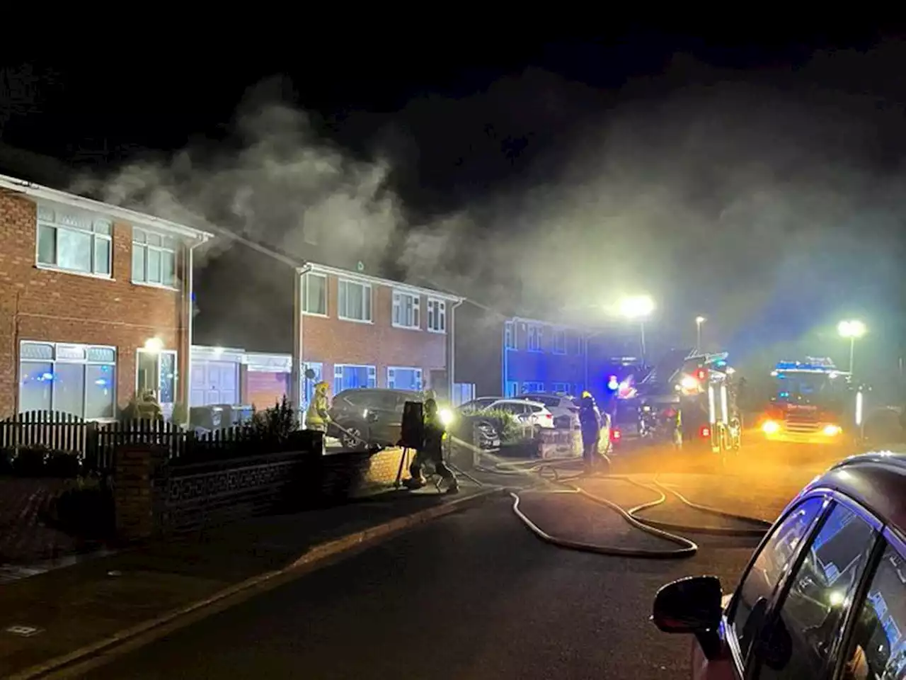 Smoke alarm warning after Shropshire firefighters race to tackle early hours kitchen blaze