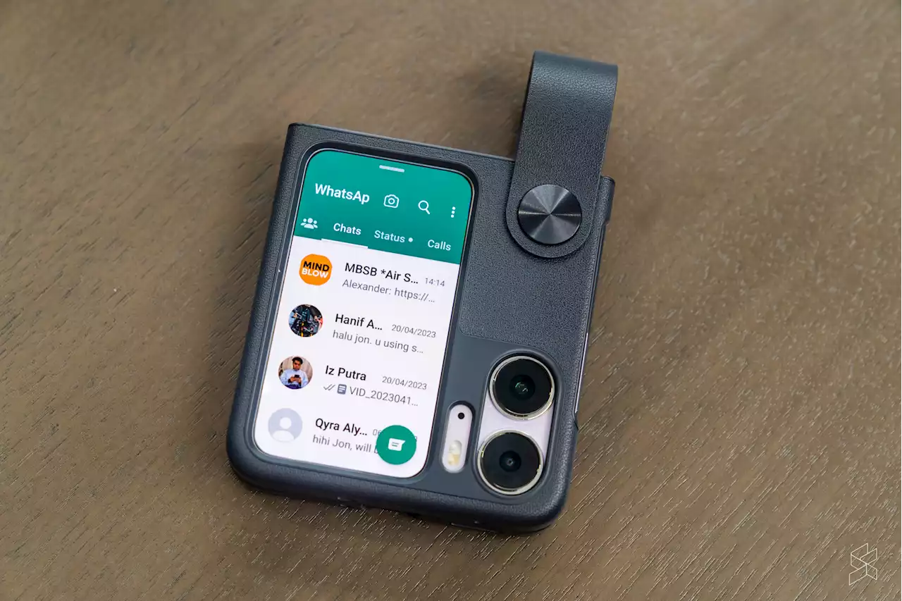 Oppo Find N2 Flip gets Spotify, WhatsApp cover screen widgets; Instagram, YouTube, TikTok coming soon - SoyaCincau